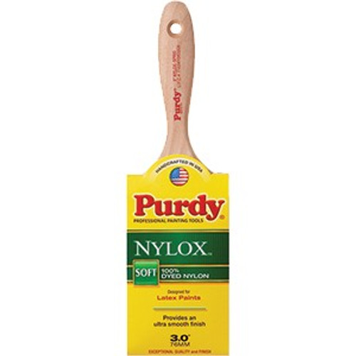 Purdy 144380230 3" 100% Dyed Nylon Soft Nylox Sprig Paint Brush
