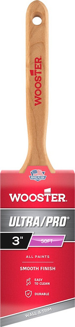 Wooster 4170 3" Ultra/Pro Soft Angle Sash Paint Brush