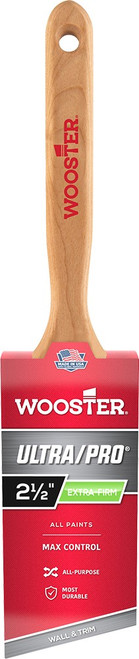 Wooster 4153 2-1/2" Ultra/Pro Extra Firm Angle Sash Paint Brush
