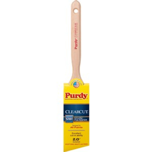 Purdy 144152120 2" Nylon/Polyester Stiff Clearcut Glide Angular Paint Brush