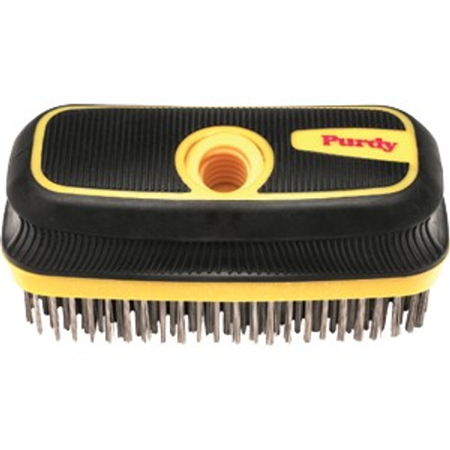 Purdy 140910300 8" Stainless Steel Female Threaded Wire Block Brush
