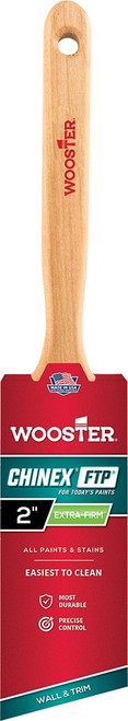 Wooster 4410 2" Chinex FTP Extra Firm Angle Sash Paint Brush