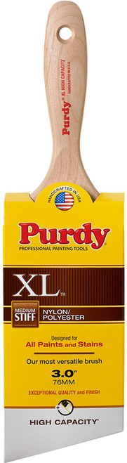 Purdy 144424430 3" Nylon/Polyester Med Stiff XL High Capacity Paint Brush