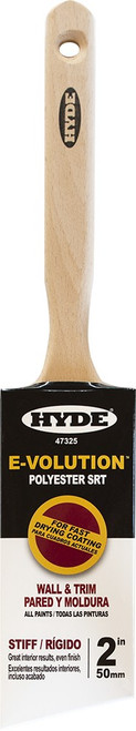 Hyde 47325 2" E-Volution Brush Polyester Stiff Blend SRT Paint Brush