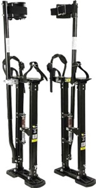 Warner 10771 24"-40" Pair of Black Strap-N-Stride Drywall Stilts
