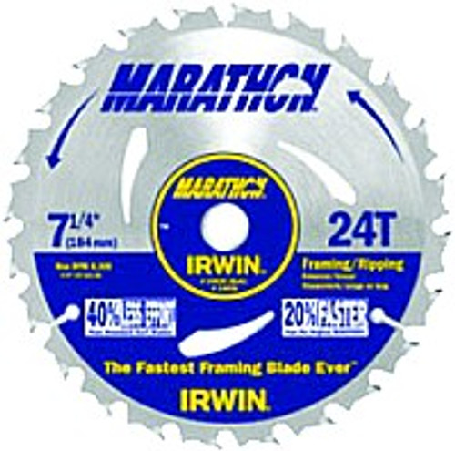 Irwin 24030 7-1/4" Marathon 24 Tooth Carbide Blade Bulk