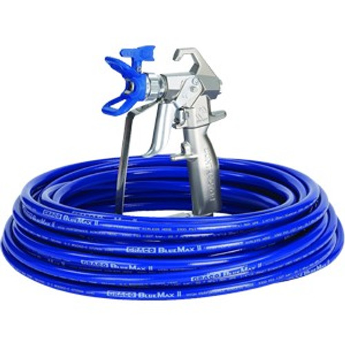 Graco 288489 Contractor Airless Gun, RAC X, BlueMax II Airless Hose, 1/4" x 50', 3' Whip Hose