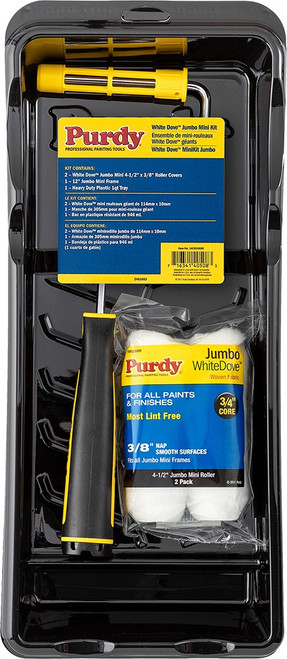 Purdy 14C810600 White Dove Jumbo Mini 4pc Painters Kit