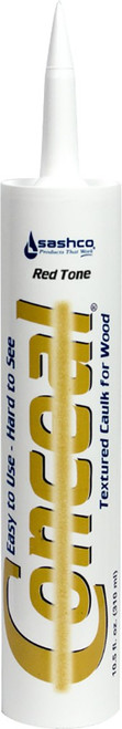 Sashco 46010 10.5 oz. Red Tone Conceal Textured Caulk Canyon Wall