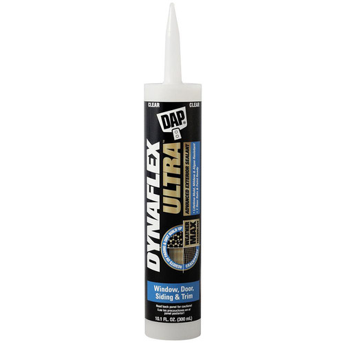 10.1 Oz Dap 18212 Clear DynaFlex Ultra Advanced Exterior Window, Door & Siding Sealant - Case of 12