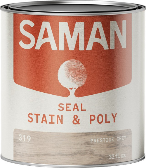SamaN SSP-319-32 qt Prestige Grey Seal Stain and Poly - 6ct. Case