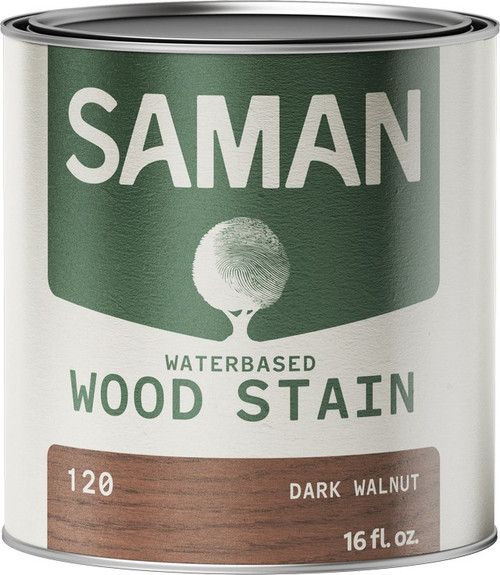 SamaN WWS-120-16 pt Dark Walnut Water Based Stain