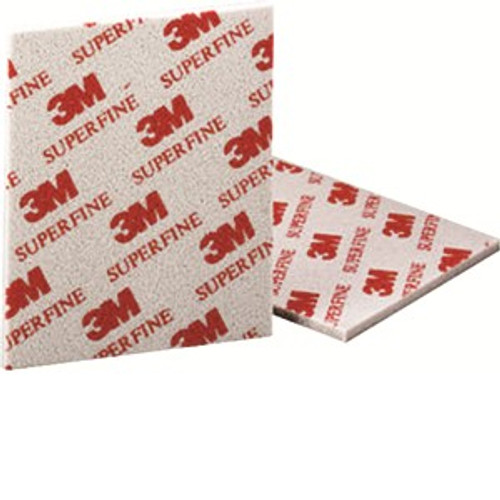 3M 06966 4.5" x 5.5" x .1875" Medium (P60) Contour Surface Sanding Sponge P60 (250/pk)