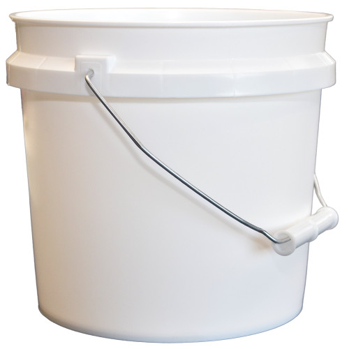 1 Gal Leaktite 1123000 White Leaktite Plastic Pail