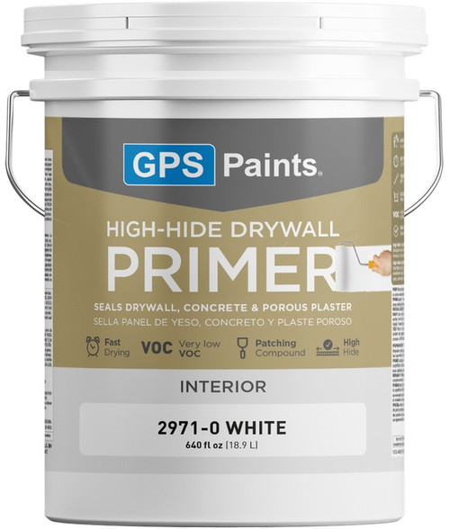 GPS Paints 2971 5gal High Hide Drywall Primer