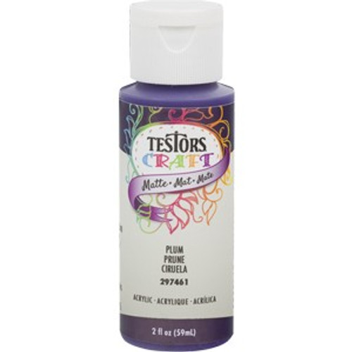 Testors Craft 297461 2 Oz. Plum Matte Acrylic Paint