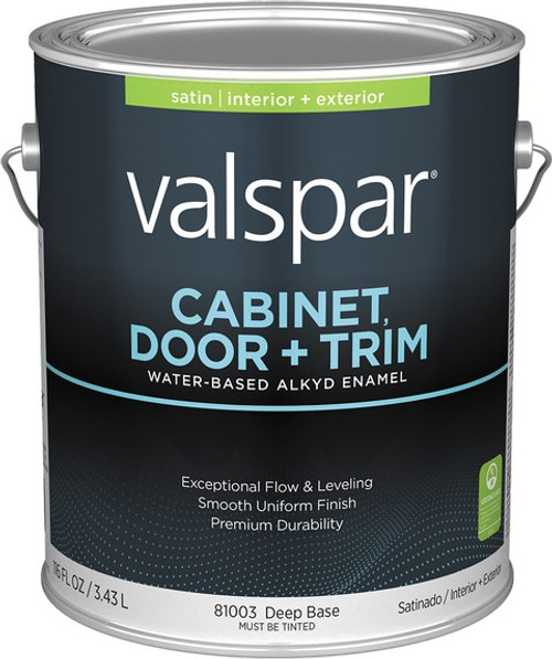 Valspar 81003.007 1gal Satin Finish Deep Base Cabinet Door & Trim Paint