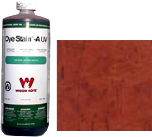 Wood Kote 442A-4 Qt Dyestain Medium Brown Mahogany