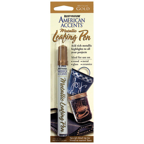 0.33 Oz Rust-Oleum 215190 Gold American Accents Leafing Paint Pen - Case of 6