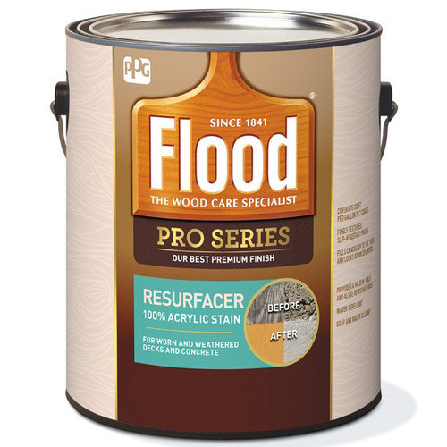 1 Gal Flood FLD922 Pro Series Resurfacer Acrylic Stain - Case of 4