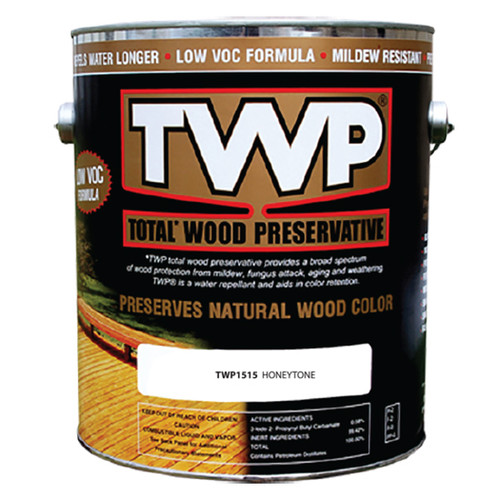 1 Gal Gemini TWP1515 Honey tone TWP 1500 Series Total Wood Preservation - Case of 4