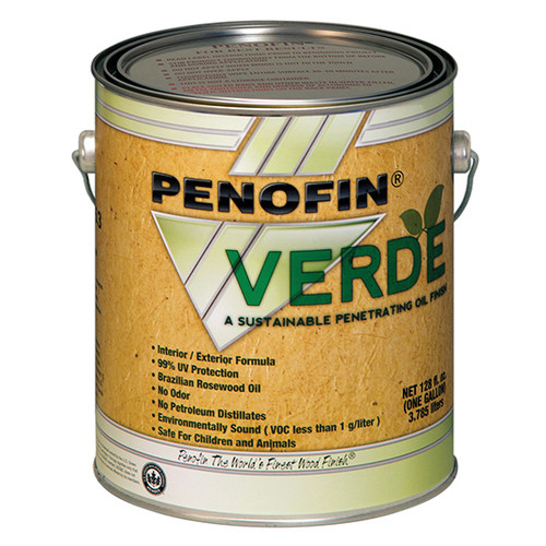 1 Gal Penofin F0VSTGA Storm Verde Odorless Zero VOC Interior/Exterior Stain - Case of 4