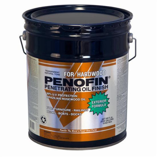 1 Gal Penofin F5XHTGA Tigerwood Exotic Hardwood Penetrating Wood Finish (550-VOC) - Case of 4