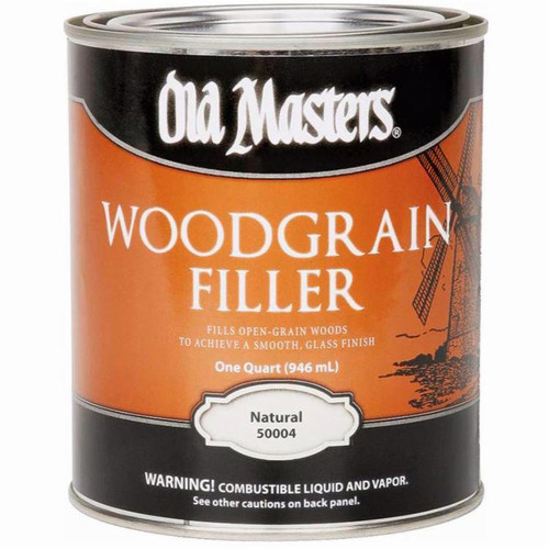 1 Qt Old Masters 50004 Natural Old Masters Woodgrain Filler