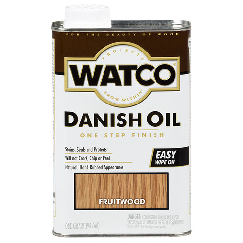 1 Qt Rust-Oleum 65441 Fruitwood Watco Danish Oil Finish
