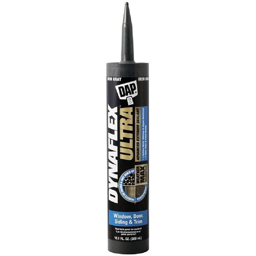 10.1 Oz Dap 18215 Iron Gray DynaFlex Ultra Advanced Exterior Window, Door & Siding Sealant - Case of 12