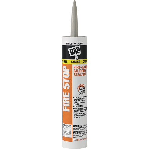 10.1 Oz Dap 18806 Gray Fire Stop Fire Rated Silicone Sealant