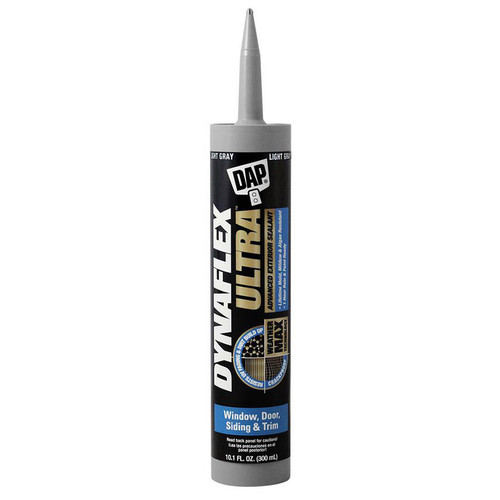 10.1 Oz Dap 7079818219 Light Gray DynaFlex Ultra Advanced Exterior Window, Door & Siding Sealant - Case of 12