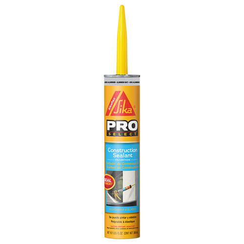 10.1 Oz Sika 654546 Aluminum Gray Sikaflex All Purpose Construction Sealant