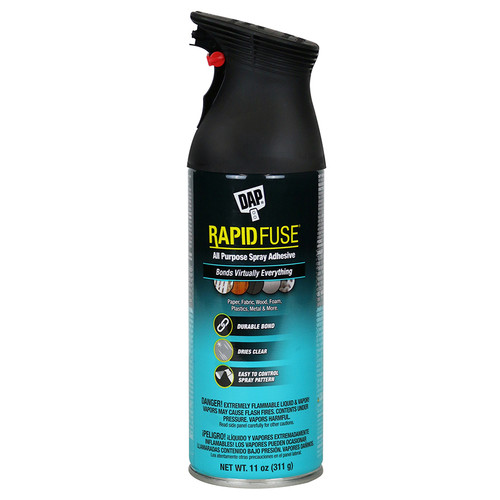 11 Oz. Dap 00114 Clear RapidFuse All Purpose Spray Adhesive