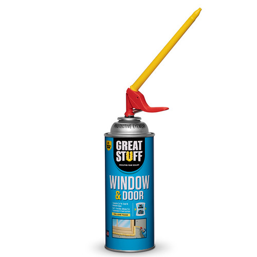 12 Oz. Dow 99108862 Great Stuff Window and Door Minimal Expanding Foam Sealant with Smart Dispenser - Case of 12