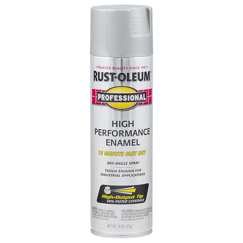 14 Oz Rust-Oleum 7519838 Stainless Steel Professional High Performance Enamel Spray Paint - Case of 6