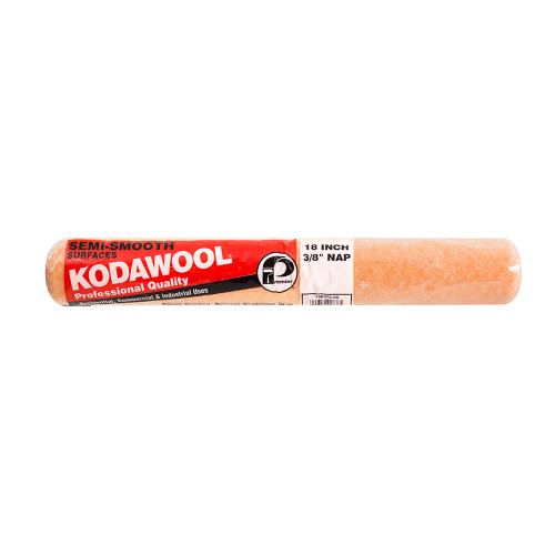 18" x 3/8" Nap Premier 18KW2-38 Kodawool Roller Cover, Polyester