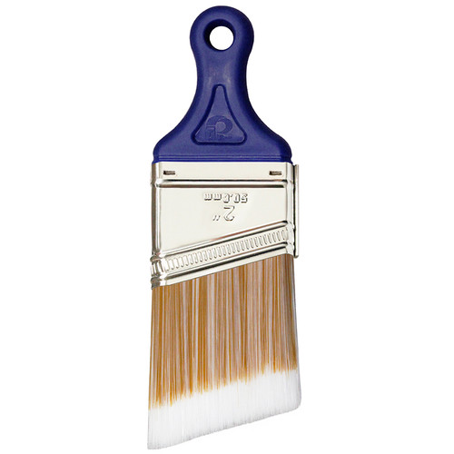 2" Premier 17635DISP Haz Display Box of Short Angle Sash Polyester Brush with Soft Grip Handle