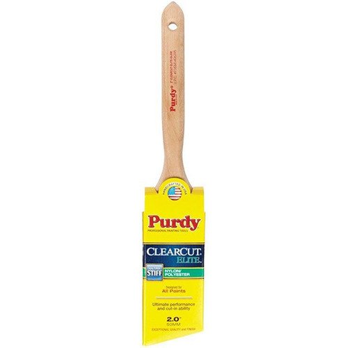 2" Purdy 144152820 Clearcut Glide Angled Sash Paint Brush, Ultra Stiff