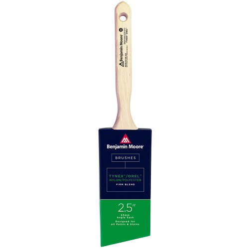 2-1/2" Benjamin Moore U61225-017 Tynex/Orel Paint Brush, Tynex/Orel Firm Blend Angle Sash