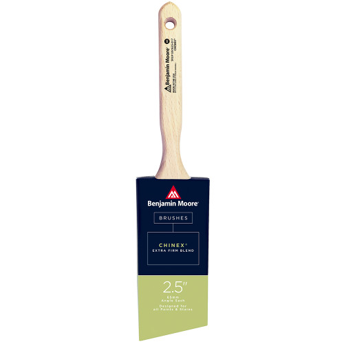 2-1/2" Benjamin Moore U61625-017 Chinex Paint Brush, Chinex Extra Firm Angle Sash