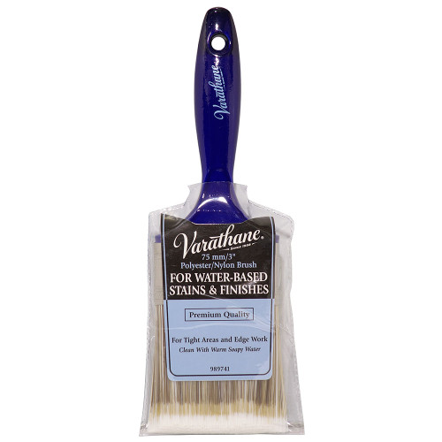 3" Rust-Oleum 989741 Varathane Poly/Nylon Flat Sash Paint Brush