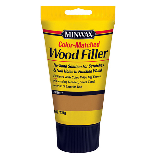 6 Oz. Minwax 448500000 Cherry Minwax Color-Matched Wood Filler