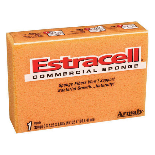 7.5" x 4.375" x 2" Armaly 50004 Estracell Extra Large Commercial Sponge