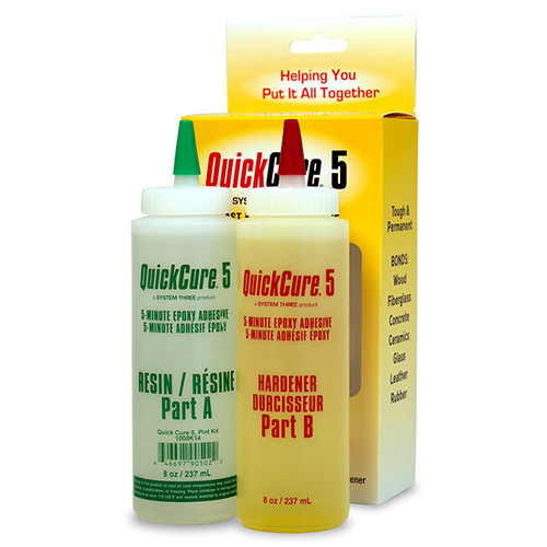 8 Oz System Three Resins 1000K10 Quick Cure Rapid Adhesive