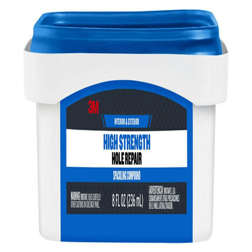 8 Oz. 3M CC-8-DT White High Strength Hole Repair Color Changing Spackling Compound - Case of 12