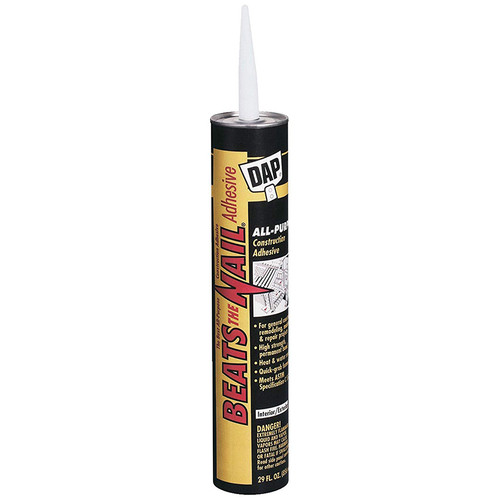 28 Oz Dap 25084 Beats The Nail All Purpose Construction Adhesive