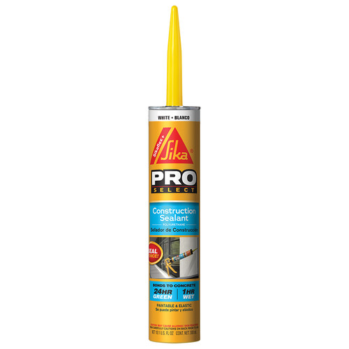 10.1 Oz Sika 515309 White Sikaflex All Purpose Construction Sealant