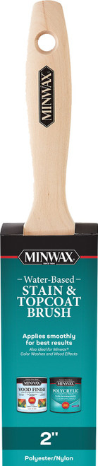 Minwax 427310200 2" Water Based Stain & Topcoat Brush