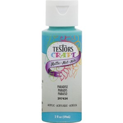2 Oz Rust-Oleum 297434 Paradise Testors Acrylic Craft Paint
